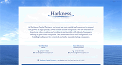 Desktop Screenshot of harknesscapital.com